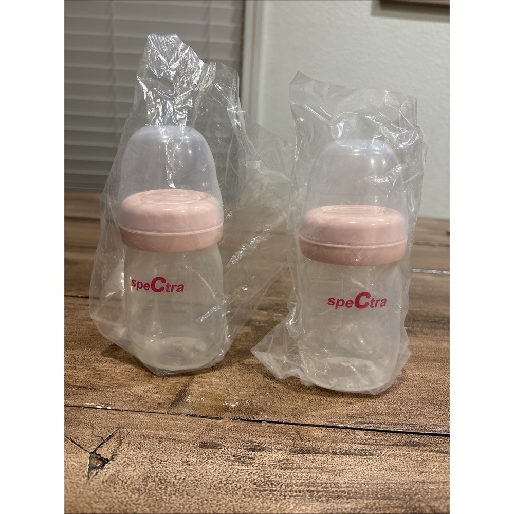 SpeCtra Baby Bottle Plastic Clear 5 oz. 2 Count